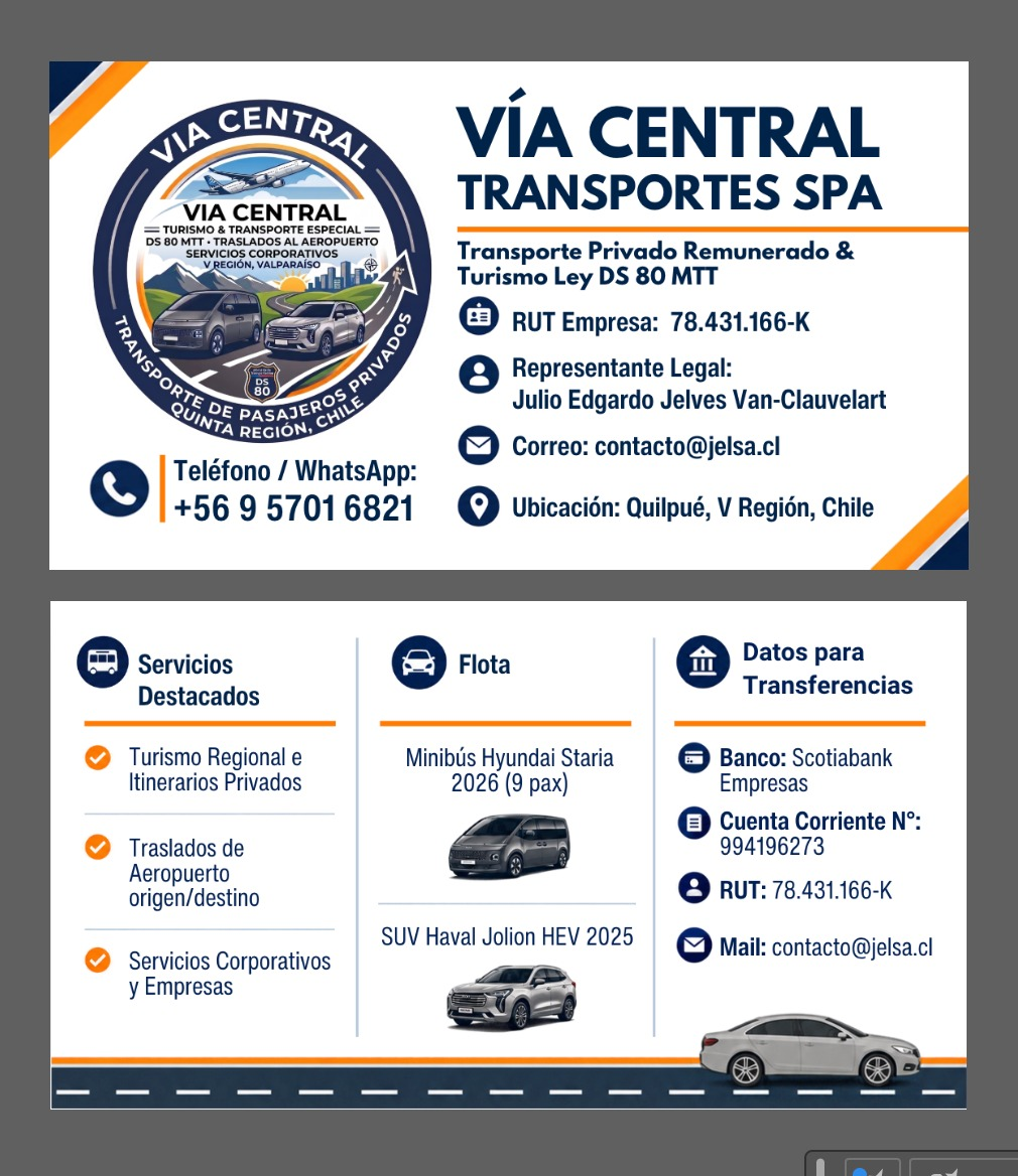 Servicio de Transporte Privado de Pasajeros y Traslados Ejecutivos (Decreto 80)
